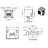 Oiyagai 10 Pcs RJ45 8P8C Shielded Modular Network Jacks - 2LED Light Enhanced Connectivity for Network Applications