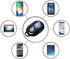 2 Pack eCostConnection Wireless Remote Control Shutter Button for iPhone and Android Smartphones, Black, Microfiber Cleaning Cloth