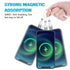 AICase Magnetic Charging Cable, Super Organized Retractable Fast Charging Cable, 3 in 1 Self Winding Phone Cable with