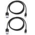 A15 S7 J7 S2 J3 S10, 3ft, 2-Pack Micro USB Old Android Phone Charger Cord for Samsung Galaxy Galaxy A Tab Black