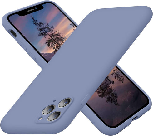 Cordking Silicone Ultra Slim Shockproof Case for iPhone 11 Pro, Soft Anti-Scratch Microfiber Lining, Enhanced Camera
