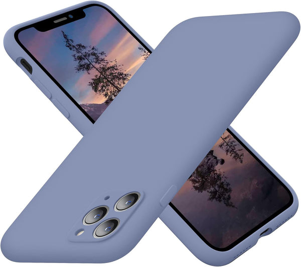 Cordking Silicone Ultra Slim Shockproof Case for iPhone 11 Pro, Soft Anti-Scratch Microfiber Lining, Enhanced Camera