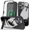 iPhone 13 Pro Max Case with Built-in Screen Protector, Magnetic, Magsafe, Stand, Black - Ultimate Protection!