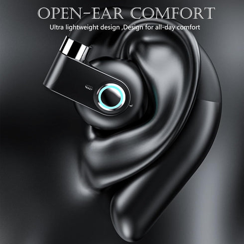Wireless Open Ear Headphones, Bluetooth Bone Conduction Earbuds for Running Workout