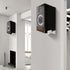 suptek Dual Side Clamping Bookshelf Speaker Wall Mounting Bracket, Holds Up to 55 lbs, White