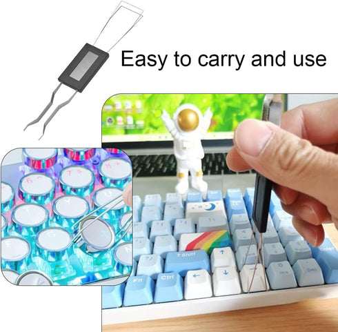 Keyboard Puller - Stainless Steel Keycap Removal Tool for Professional Mechanical Keyboard Removing