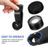 KALLORY 1Set Mobile Phone Lens Camera Lens Kit with Wide Angle Macro Fisheye and More Compatibility for Stunning