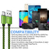 USB C Cable 6FT 4-Pack, Nylon Braided USB A to Type C Charger Cable, Fast Charging for Samsung Galaxy S24 S23 S22