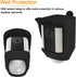 Fintie Black Silicone Case for Ring Spotlight Cam, Soft Weather Resistant Protective Skin Cover for Battery HD Security