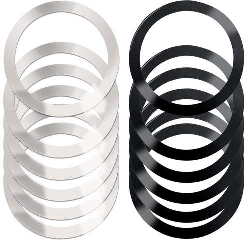 12 Pcs Magnetic Wireless Charger Metal Rings, Compatible with Magsafe Charger for iPhone 15 14 13 12