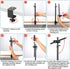 Overhead Camera Mount Desk Stand with 360° Adjustable Holding Arm, Flexible Phone Stand with Ballhead and Phone Mount