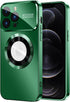 Magnetic Case for iPhone 12 Pro Max, Compatible with MagSafe, Built-in Camera Lens Protector, Military Grade Drop