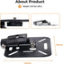 KOGATA Setup 180-Degree 295g Project Mount, Mini Projector Stand, Ultra-Compact Folding Stand Easy with Rotation,Mini