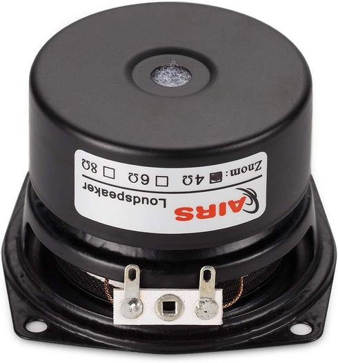 Douk Audio 1PC Hi-Fi 2.5" 8 Ohm Desktop Full Range Speaker, High Sensitivity for Home & Car Audio 8-15W