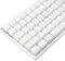 YMDK 120 Keys ABS ANSI ISO 1.5mm Blank Milk Fog OEM Profile Shine Through Keycap for MX Mechanical Keyboard RGB GK61 96