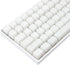 YMDK 120 Keys ABS ANSI ISO 1.5mm Blank Milk Fog OEM Profile Shine Through Keycap for MX Mechanical Keyboard RGB GK61 96