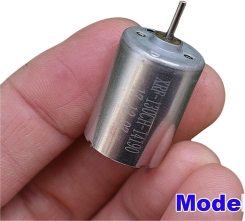 JADRJ 17mm 130 6V 7.4V 9V Motor DC High Speed Precious Metal Engine for Toy RC Boat Car Model Air Water Pump/Gear