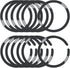 12 Pcs Universal Metal Ring Sticker Compatible with MagSafe Magnetic Wireless Charging for iPhone 15 14 13 12 Pro Max,