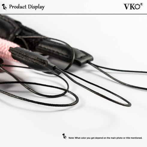 Soft Camera Wrist Strap - Rope Hand Strap for Point-and-Shoot, Mirrorless, Small Cameras (Black)