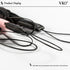 Soft Camera Wrist Strap - Rope Hand Strap for Point-and-Shoot, Mirrorless, Small Cameras (Black)