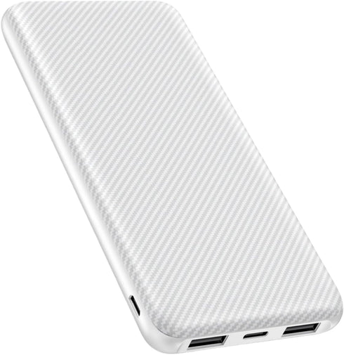 POTENIGO Power Bank 10000mAh Portable Charger, Slimmer Battery Pack 5V/3A with USB C