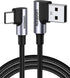 UGREEN 90 Degree USB to USB C Cable, 1.6FT Fast Charging for iPhone 15, Samsung Galaxy S10, Pixel 7, LG G8, Switch.