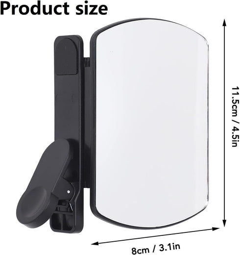 Generic Mirror Reflection Clip, Mirror Effect Lens - Capture Stunning Reflections Instantly, Adjustable HD Glass