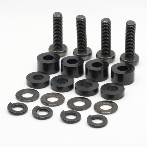 M8 Wall Mount Screws, Compatible with Samsung 11-13mm Installations, Complete Kit with Screws, Black Plated