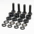 M8 Wall Mount Screws, Compatible with Samsung 11-13mm Installations, Complete Kit with Screws, Black Plated