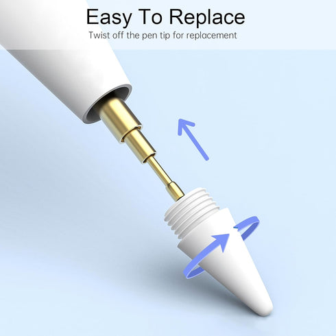 6 Pack Replacement Tips for Digiroot Stylus, Sensitive and Durable, Fast Charging 13 mins