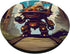 Goofy Robot Invasion Comic Book Style Dystopian Scifi Print PopSockets Standard PopGrip