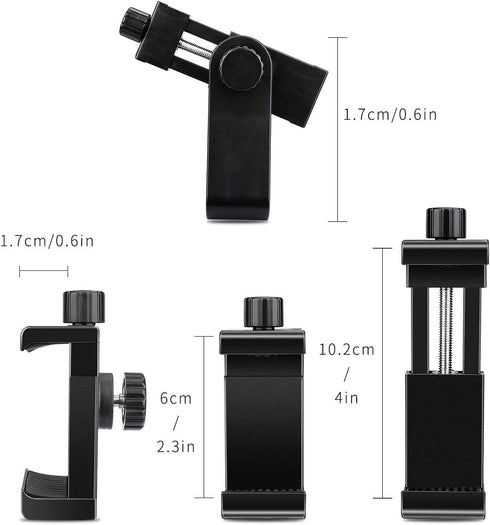AFAITH Cell Phone Tripod Mount with Remote, Phone Holder Adapter Selfie Monopod for iPhone 16 15 14 13 12 11