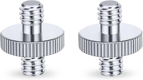 LANXIRE 1/4" Male to 1/4" Male Threaded Tripod Screw Adapter, Double Head Stud