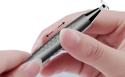 2 in 1 Stylus Pens for iPad, Universal Touch Screens, High Sensitive & Precision Capacitive Disc Tip Pen (Grey)