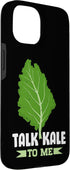 Kale Vegetarian Vegan Vegetables Veganism 15 Kale Vegan Vegetarian Healthy Vegetables Lover Case for iPhone