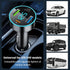 4-in-1 Fast Car Charger, PD/QC3.0/Type C Fast Charging Universal Car Phone Charger with Blue LED & Voltmeter for Car