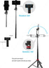 xik 81" 1/4" Expandable Phone Selfie Stick Tripod for Golf Training, Portable Adjustable Light Stand with Screw