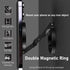 Zelnoox 1/4" 17/16/15/14/13/12 (MS-02R) Double Magnetic Ring Phone Holder Attach to Any Iron Surface | Screw Hole |