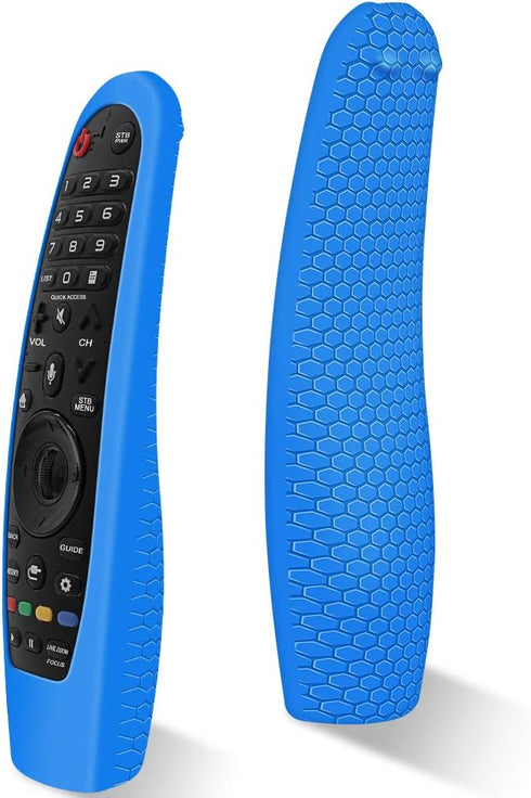 Silicone Protective Case for LG Magic Remote - Anti-Lost, Anti-Slip Cover Skin Holder Sleeve (Blue)