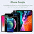Microphone & 3.5mm Headphone Adapter for iPhone, Lightning to Audio & MIC Adapter for Live-Streaming with Charging Port