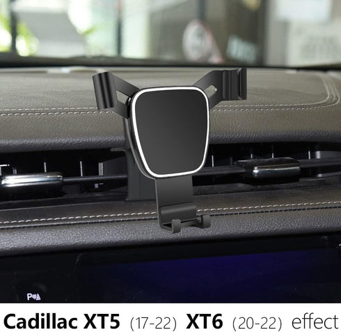 Car Phone Holder for Cadillac XT5 (2017-2025) & XT6 (2020-2025), Navigation Bracket, Mobile Cell Phone Mount