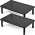 DOLALIKE 2 Pack Desktop Riser, 3 Height Adjustable Monitor stands for 2