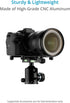 PROAIM Snaprig Medium Baseplate Stand with Quick Release for Video Camera Setups, Tripod & Accessory Mounting