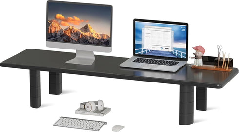 suptek Dual Monitor Stand Riser, 32.28Inch Large Monitor Stands for 2 Monitors,