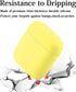 Full Protective Silicone Case for Airpods 1 and 2, No Keychain Cover, Front LED Visible, Supports Wireless Charging