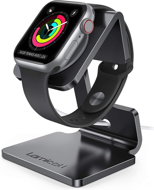 Lamicall Stand for Apple Watch, Charging Stand - Desk Watch Stand Holder Charging Dock Station compatible with Apple