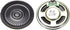 uxcell 0.5 W 8 Ohm 40mm Round-Shape Magnetic Speaker Replacement Loudspeaker, 2pcs DIY