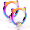 EI Sonador Cat Phone Ring Holder Grip- Transparent Cell Phone Ring Stand Holder Clear