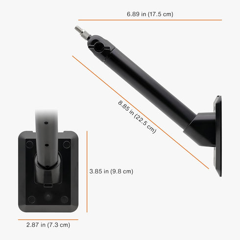 Holicfun Universal Solar Panel Wall Mount for Ring, Eufy, Arlo, Wyze, Reolink Solar Panels, Multi-Angle Adjustable
