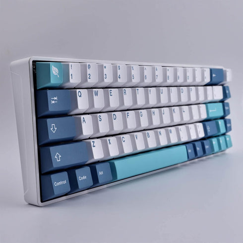 Hyekit PBT Keycaps, 134 Keycaps Shoko Dye-Sublimation Set, 6.25u 7u Spacebar, Cherry Profile for Mechanical Keyboards